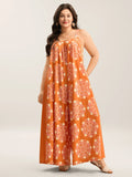 BloomChic Sunkissed Floral Batik Maxi Dress for Women