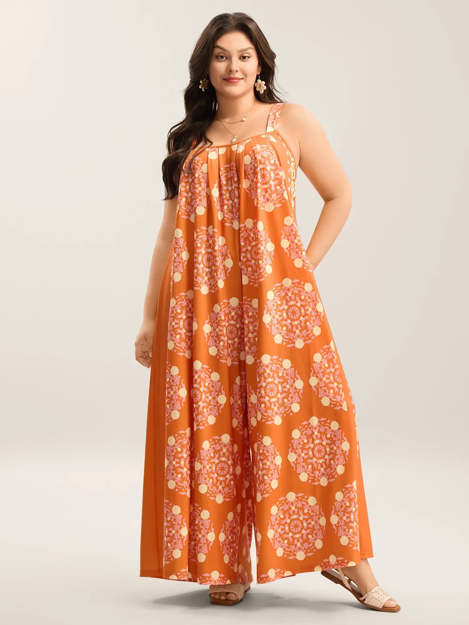 BloomChic Sunkissed Floral Batik Maxi Dress for Women